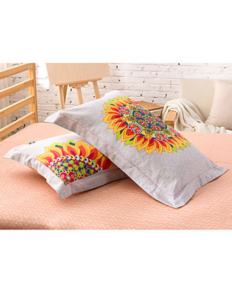 Double Bed Comforter Cover Set 100% Twill Cotton Bedding Set