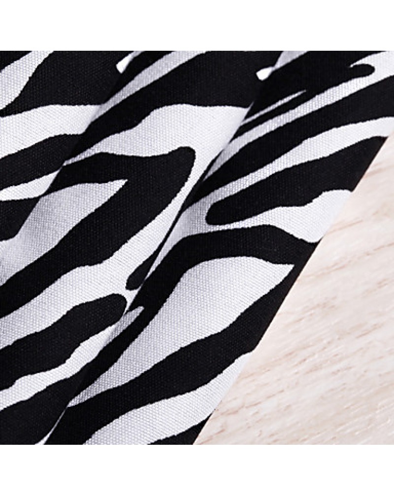 Sheet Set,4-Piece Microfiber Black Zebra Stripes with 12" Pocket Depth