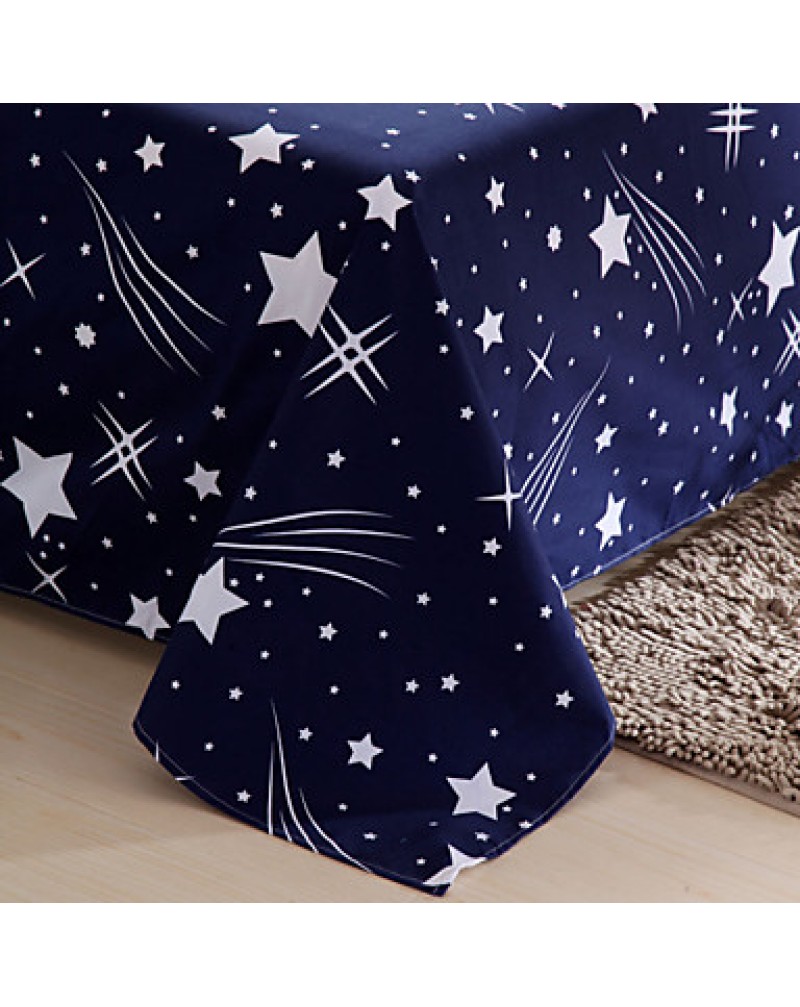 Meteor Bedsheet Pillowcases Duvet Cover(White)