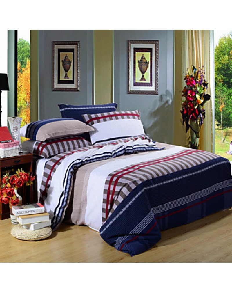 Cotton 4 Piece Duvet Cover Sets