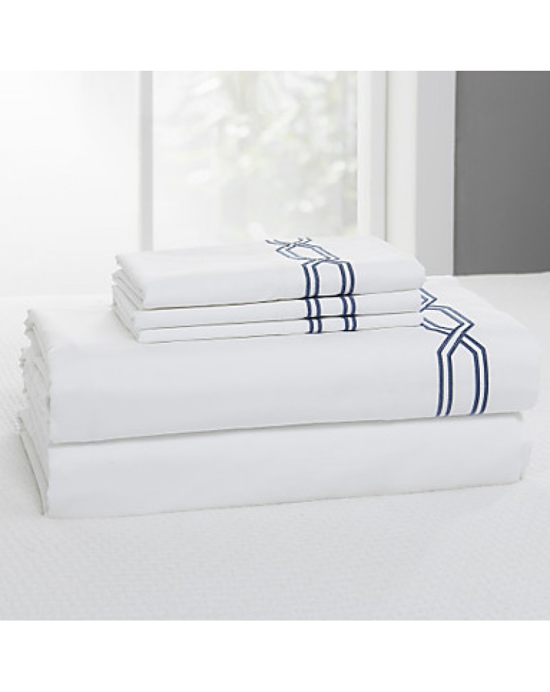 Flat sheet, 300 TC 100% Cotton Solid White 