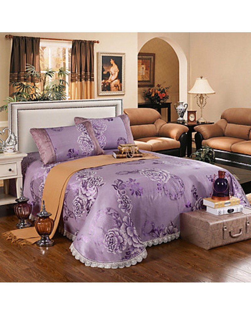  jacquard paragraph washable lace bed skirt summer sleeping mat suite air-conditioned seatsBeding Set