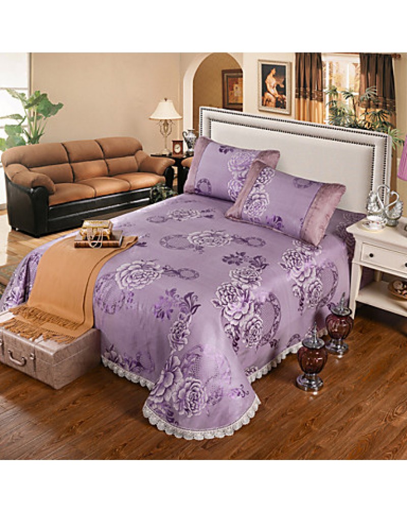  jacquard paragraph washable lace bed skirt summer sleeping mat suite air-conditioned seatsBeding Set