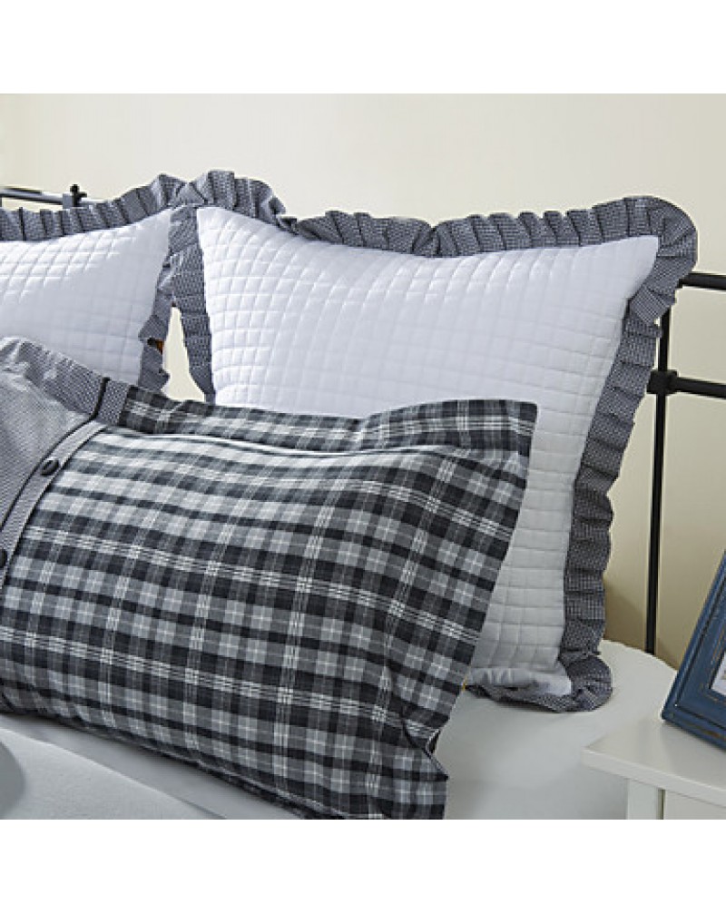 Plaid Cotton Duvet Cover Sets