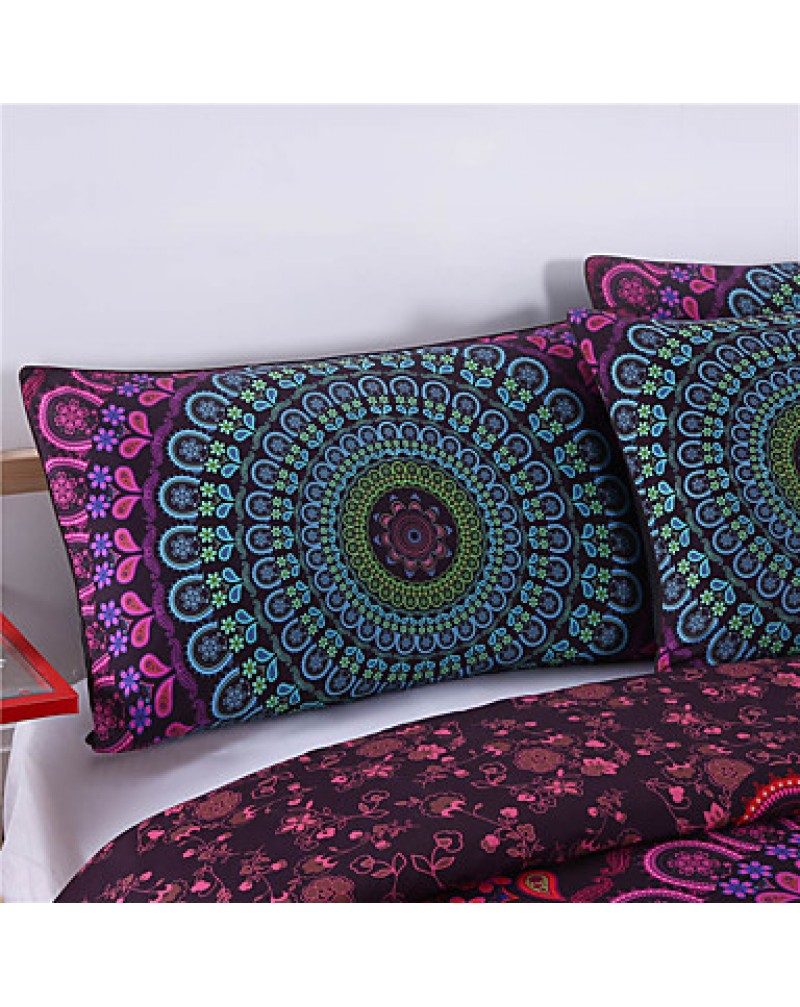 Mandala Bedding Posture Million Romantic Soft Bedclothes Plain Twill3Pcs drap de lit Favorite