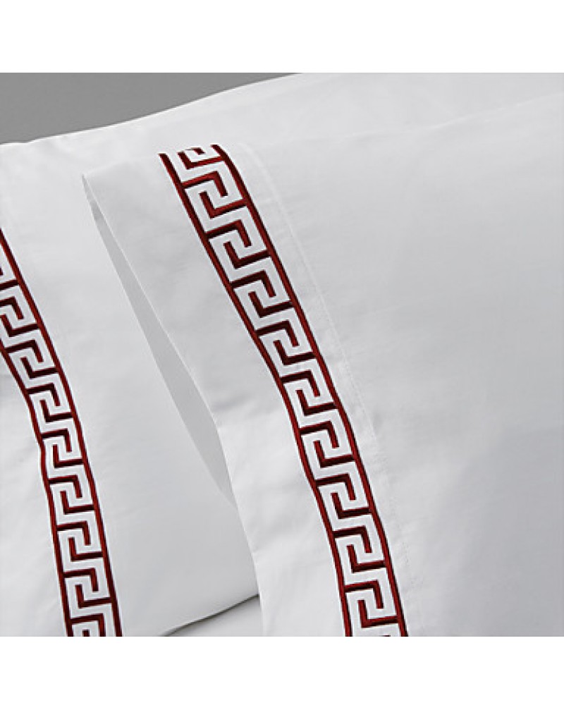 Sheet Set, 400 TC 100% Cotton Embroidery Solid Up to 15" Deep